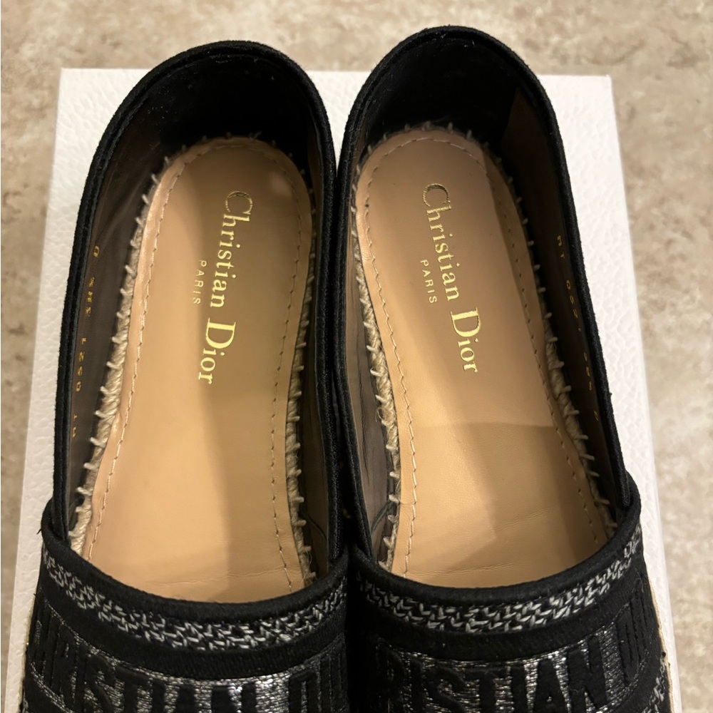 DIOR
Lurex Embroidered Mizza Granville Espadrille 38.5. Worn only once for 30min - Picture 4 of 8
